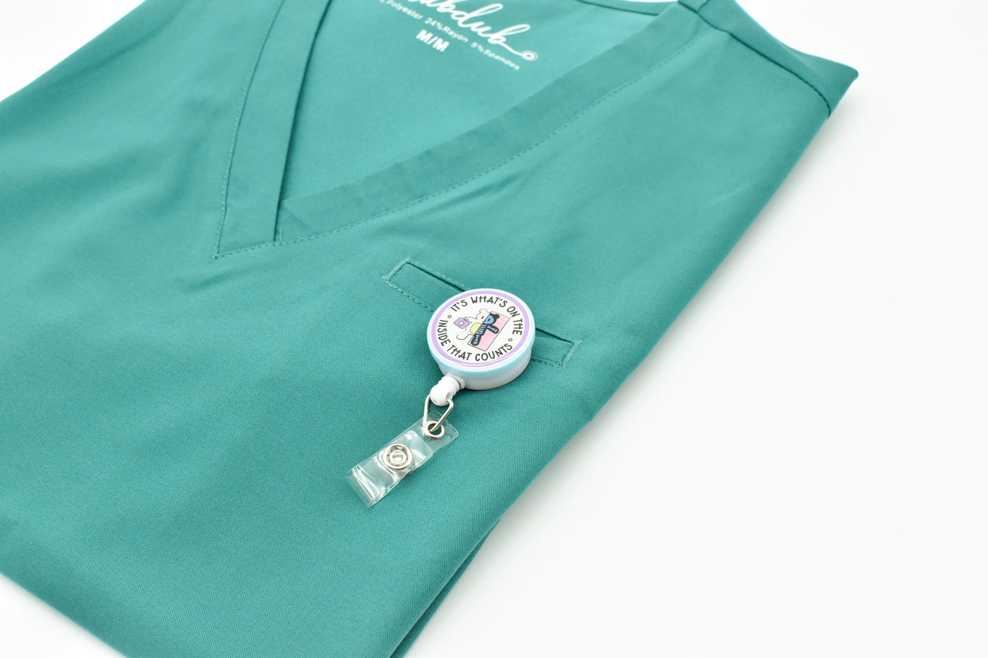 Koi Ambulance Badge Reel, Scrubs & Beyond