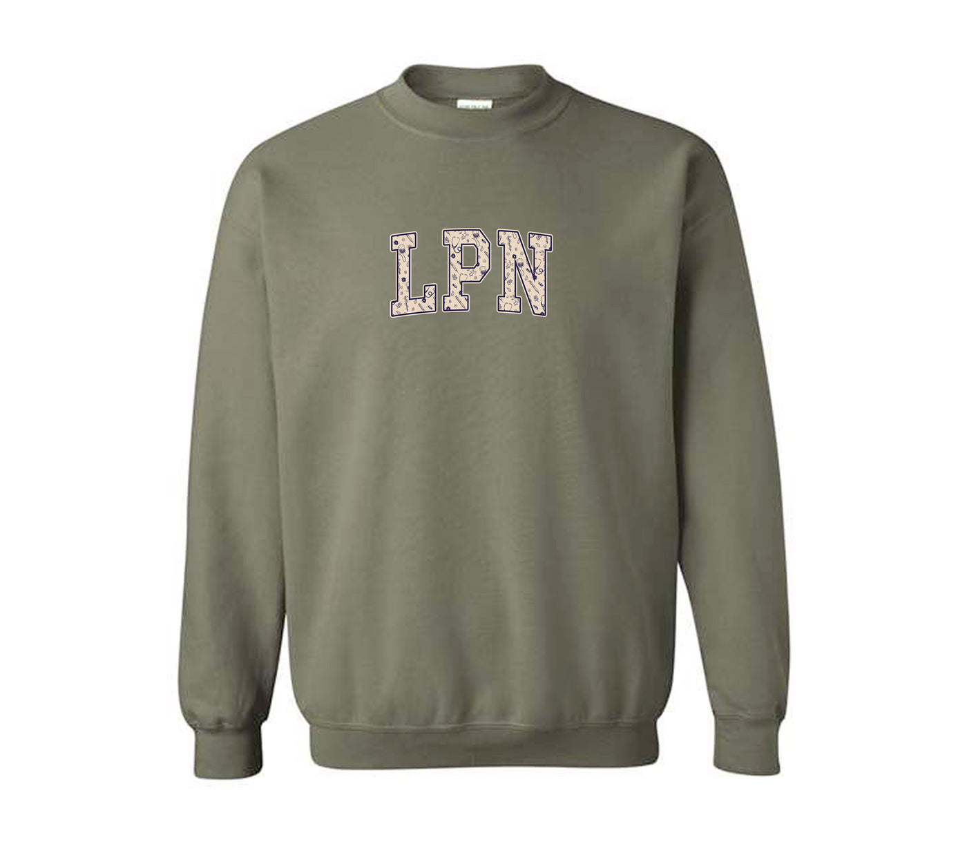 LPN Medical Varsity - Non-Pocketed Crew Sweatshirt