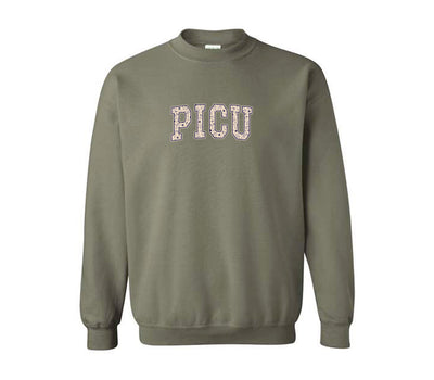 PICU Medical Varsity - Non-Pocketed Crew Sweatshirt