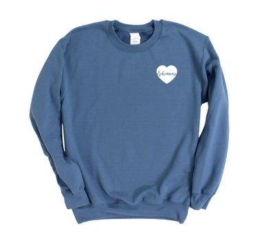 Homecare ECG Heart - Non-Pocketed Crew Sweatshirt