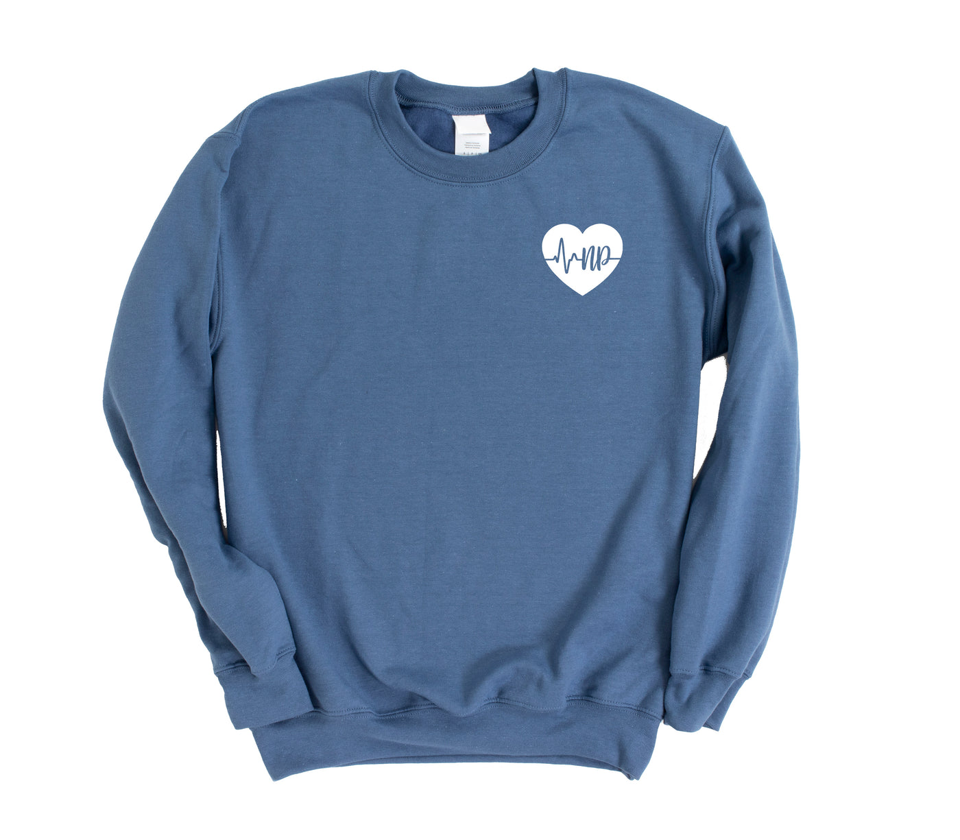 NP ECG Heart - Non-Pocketed Crew Sweatshirt