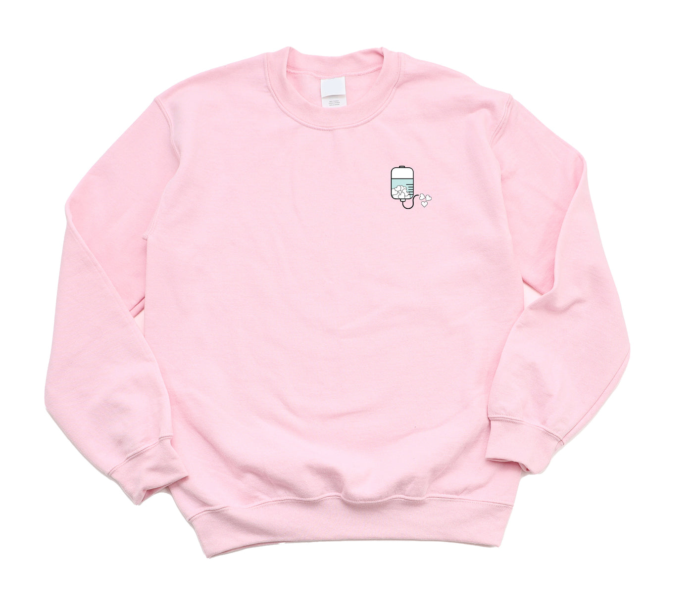 IV Bag of Hearts - Non-Pocketed Crew Sweatshirt