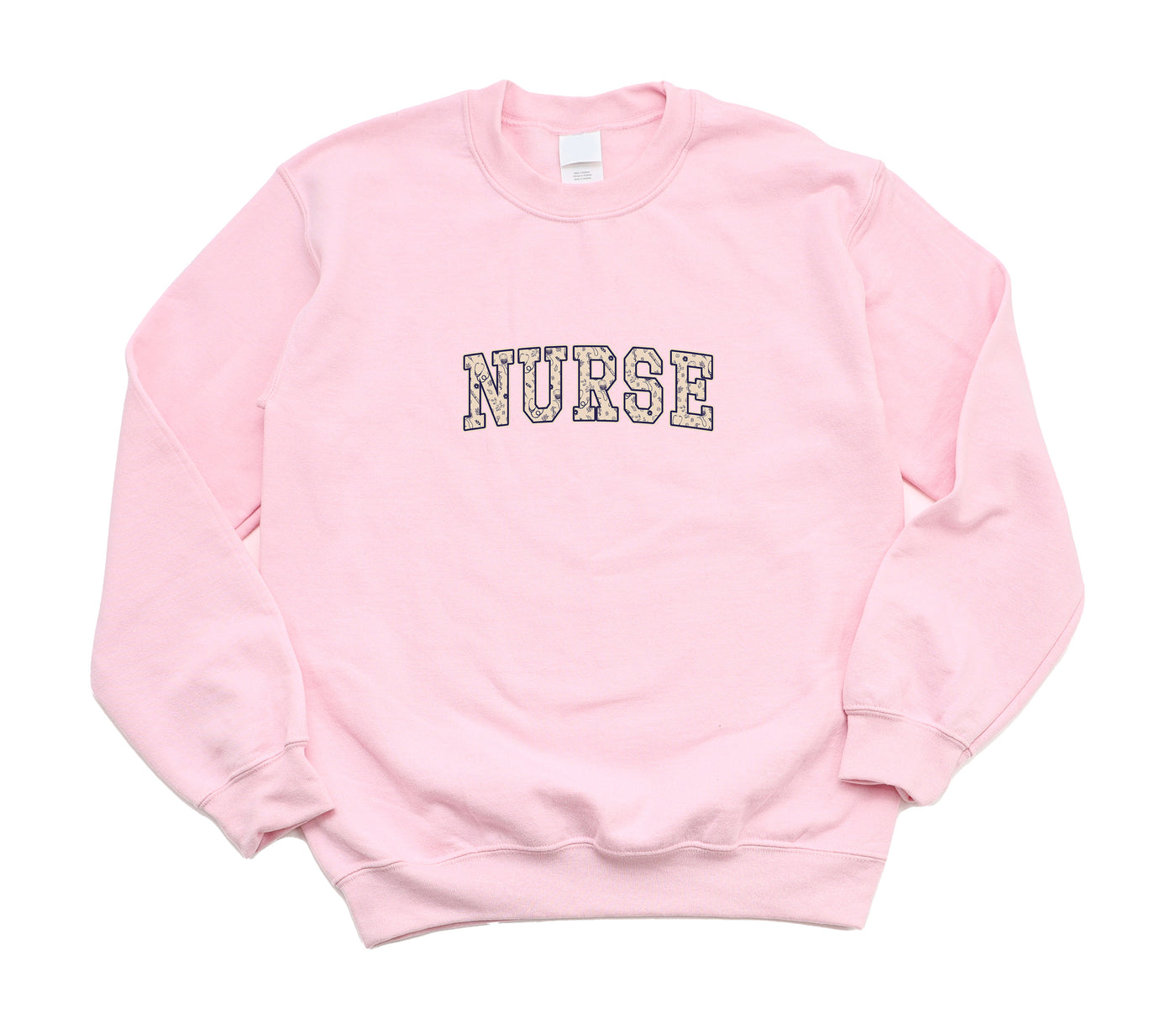 Nurse Medical Varsity - Non-Pocketed Crew Sweatshirt