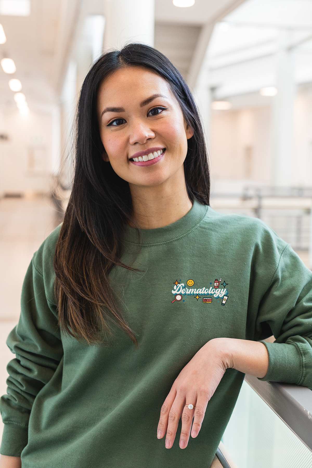 Dermatology Retro - Non-Pocketed Crew Sweatshirt