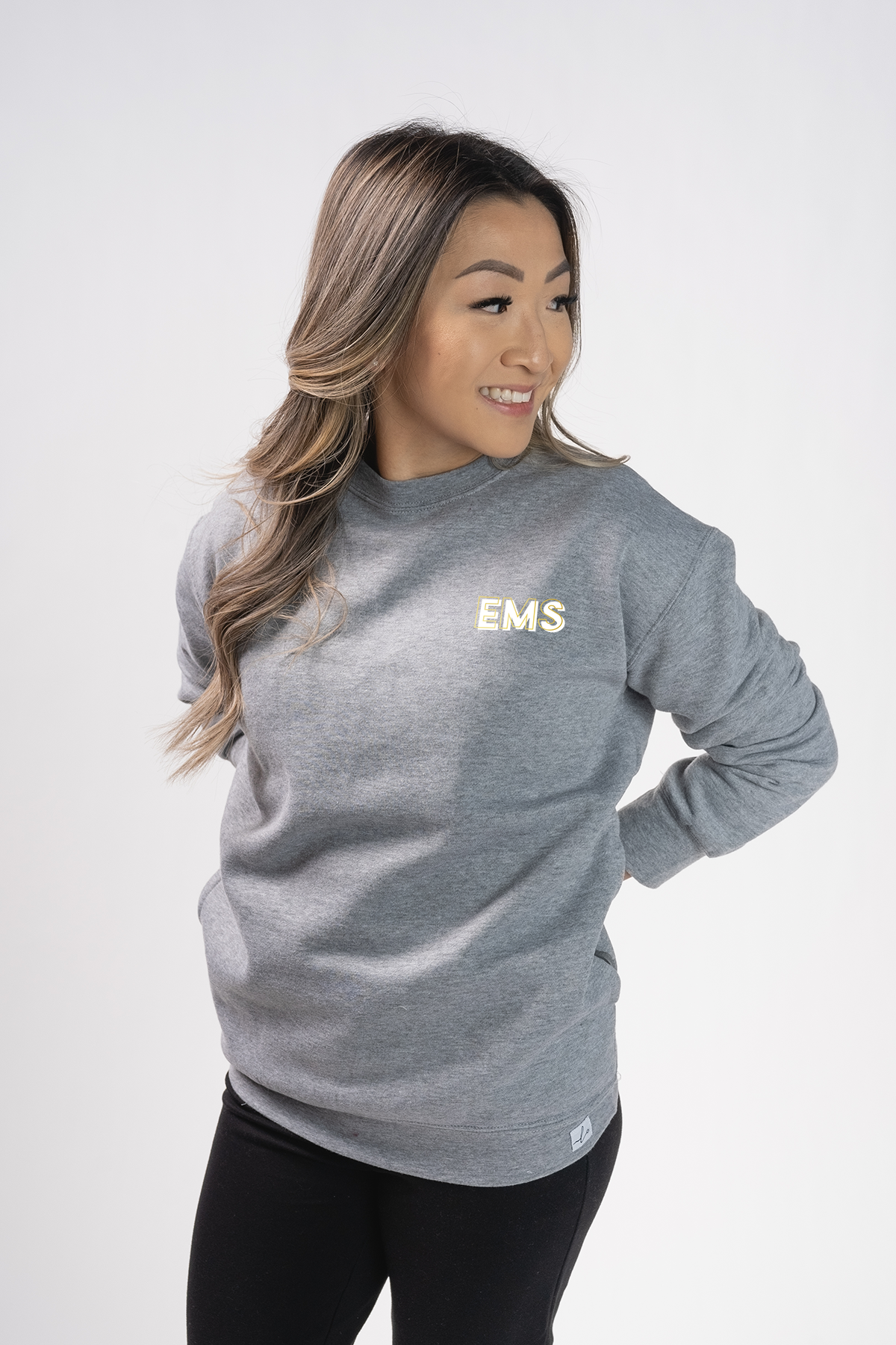 EMS Creds - Pocketed Crew Sweatshirt