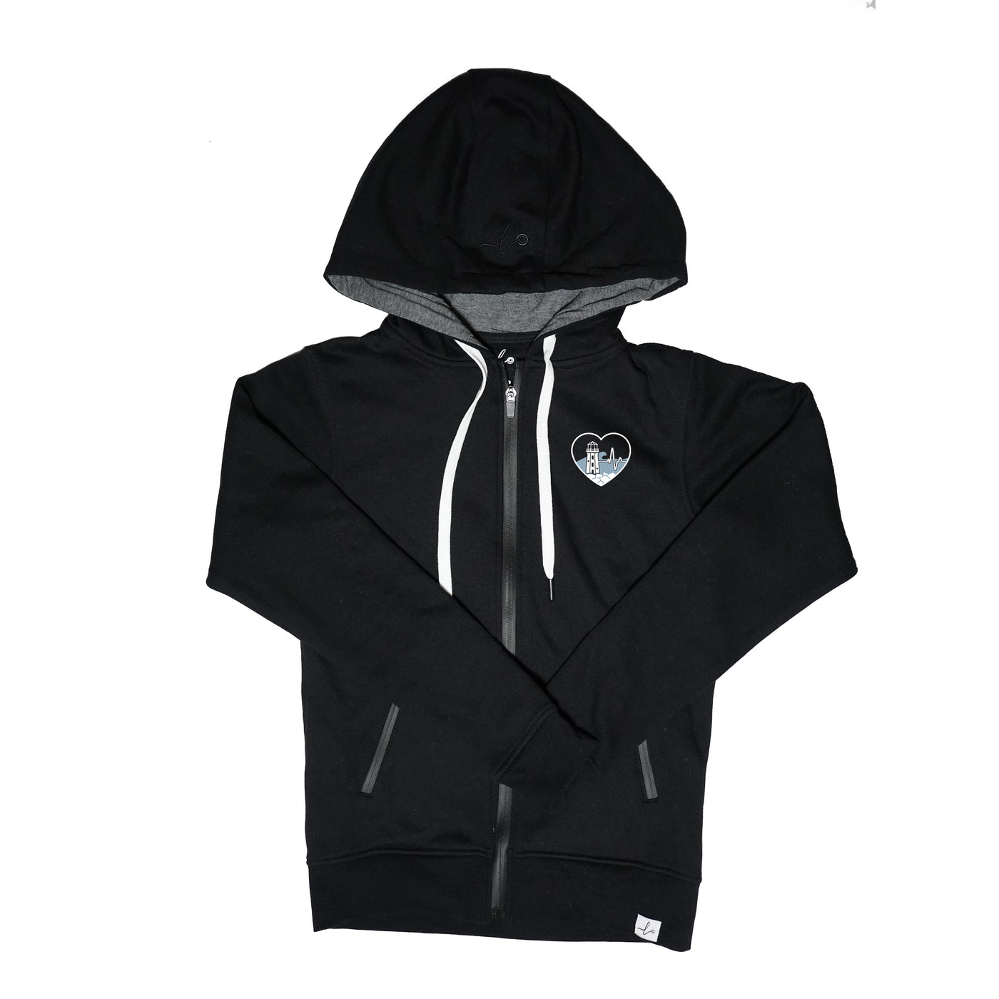 Atlantic ECG Heart - PRN Lux Hoodie