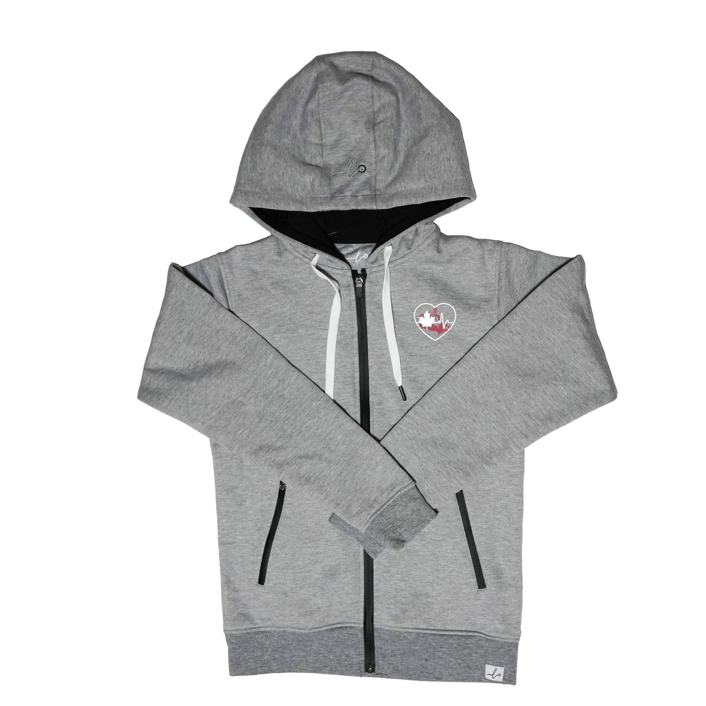 Canada ECG Heart - PRN Lux Hoodie