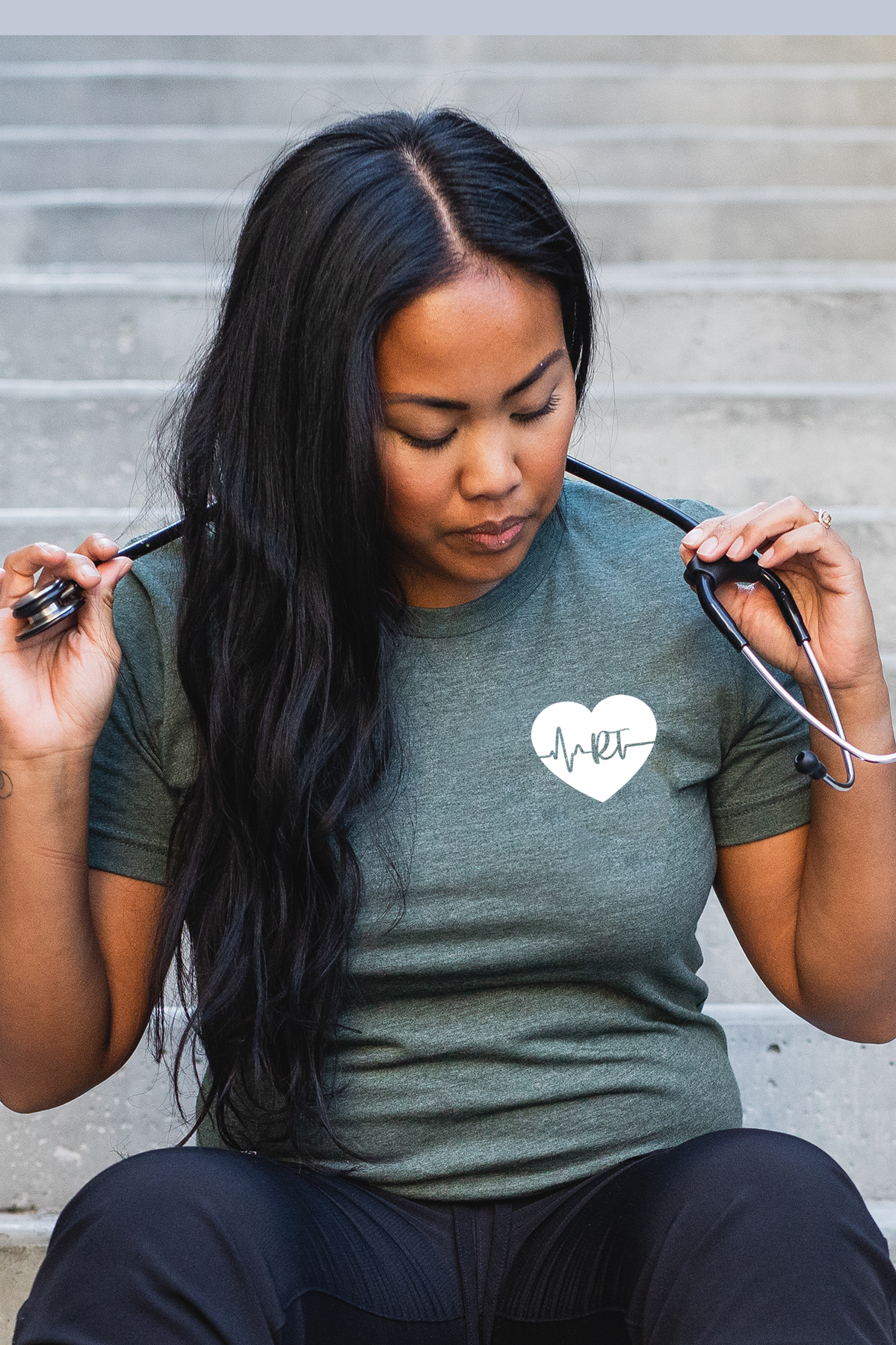 RT ECG Heart - Shirt