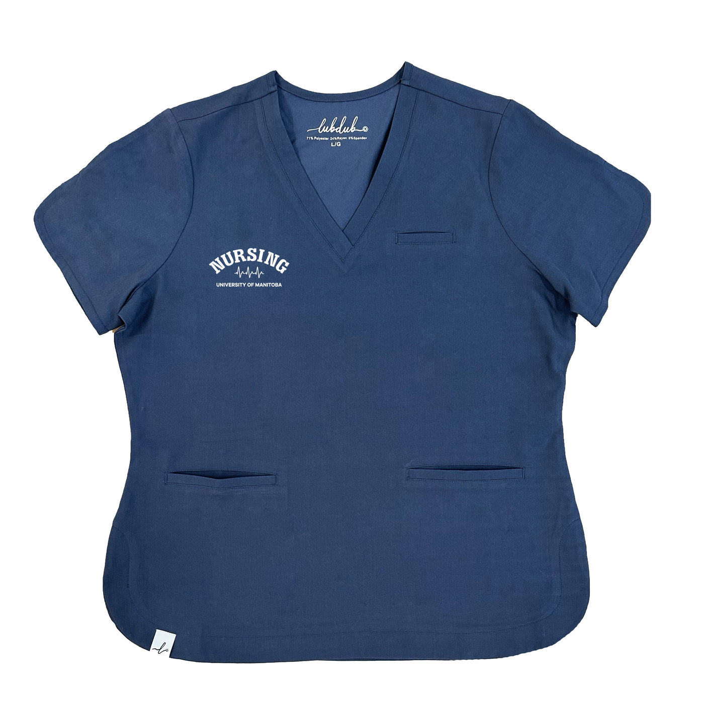 Graduating Class 2024, University of Manitoba - Rosa Scrub Top