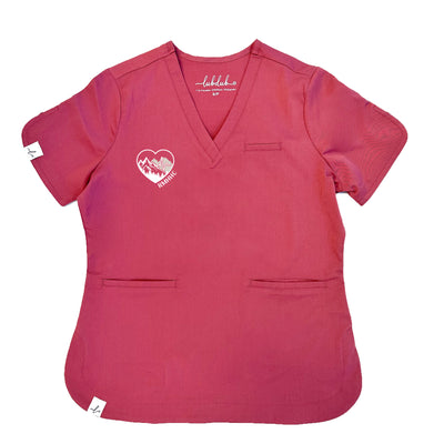 Rocky Mountain House Health Centre - Promo Rosa Scrub Top