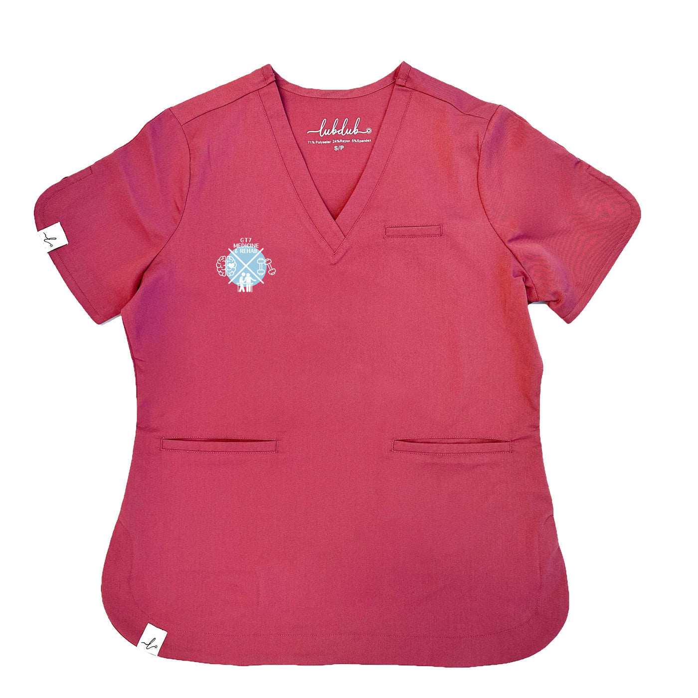 RIH GT7 - Round 2 - Promo Rosa Scrub Top