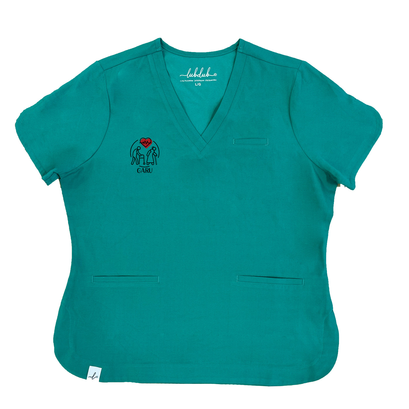 Chinook Regional Hospital - 5A Geriatric Assessment and Rehabilitation Unit - Round 3 - Rosa Scrub Top