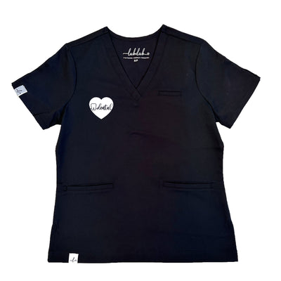 Dental ECG Heart - Codi Scrub Top