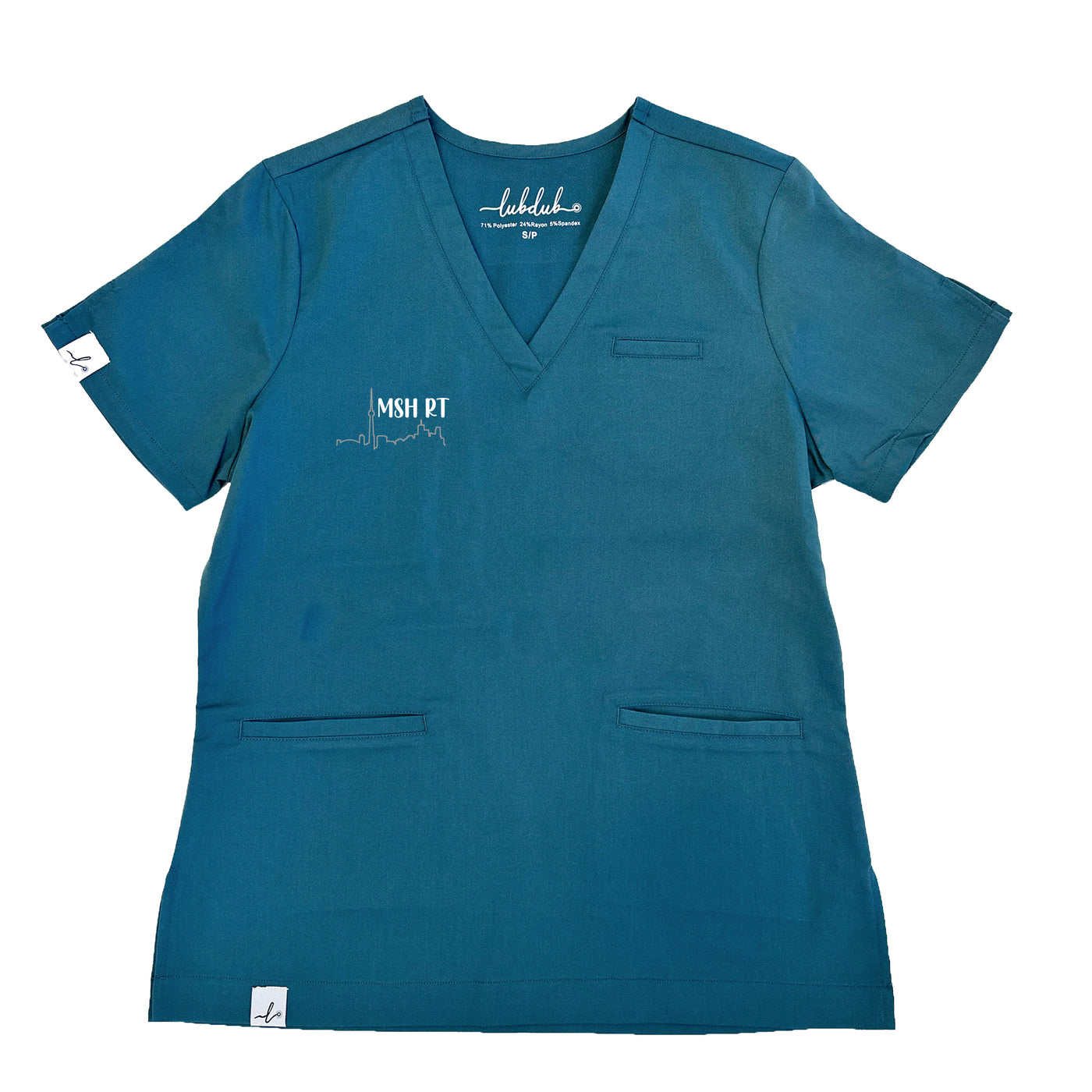 Mount Sinai Respiratory Therapy - Promo Codi Scrub Top