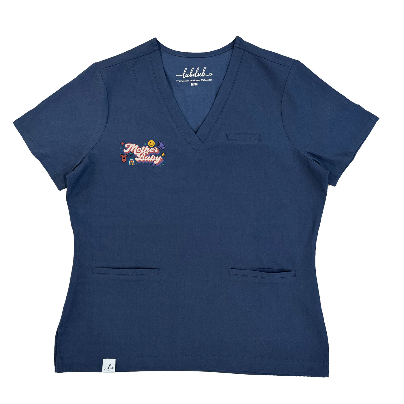 Mother Baby Retro - Codi Scrub Top