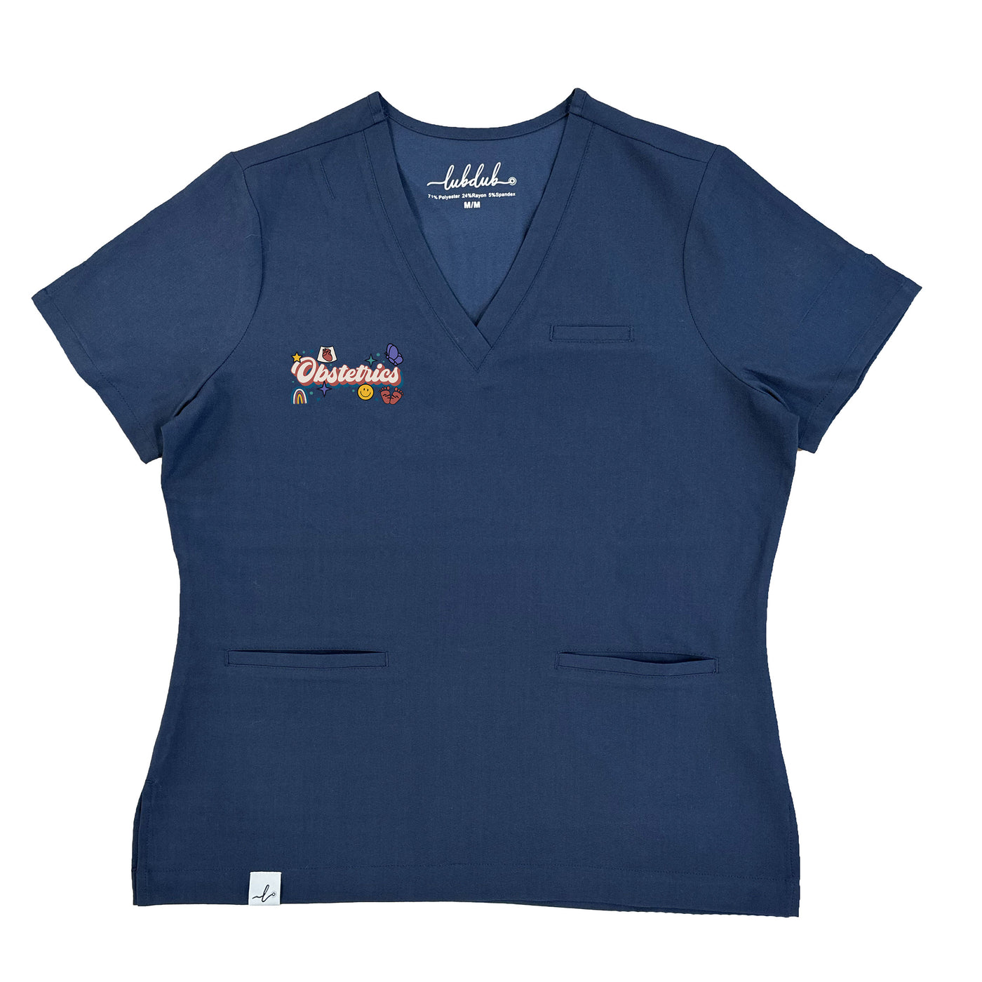 Obstetrics Retro - Codi Scrub Top