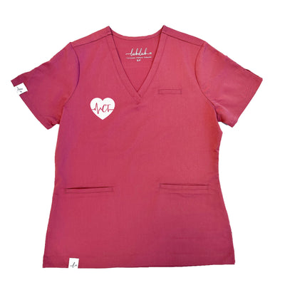 CT ECG Heart - Codi Scrub Top