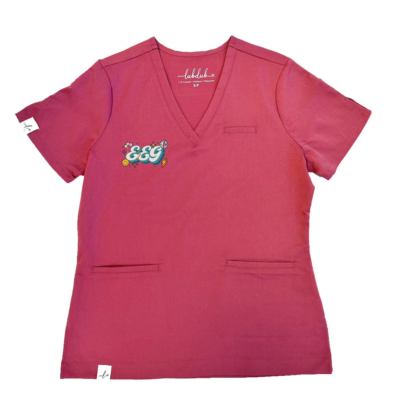 EEG Retro - Codi Scrub Top