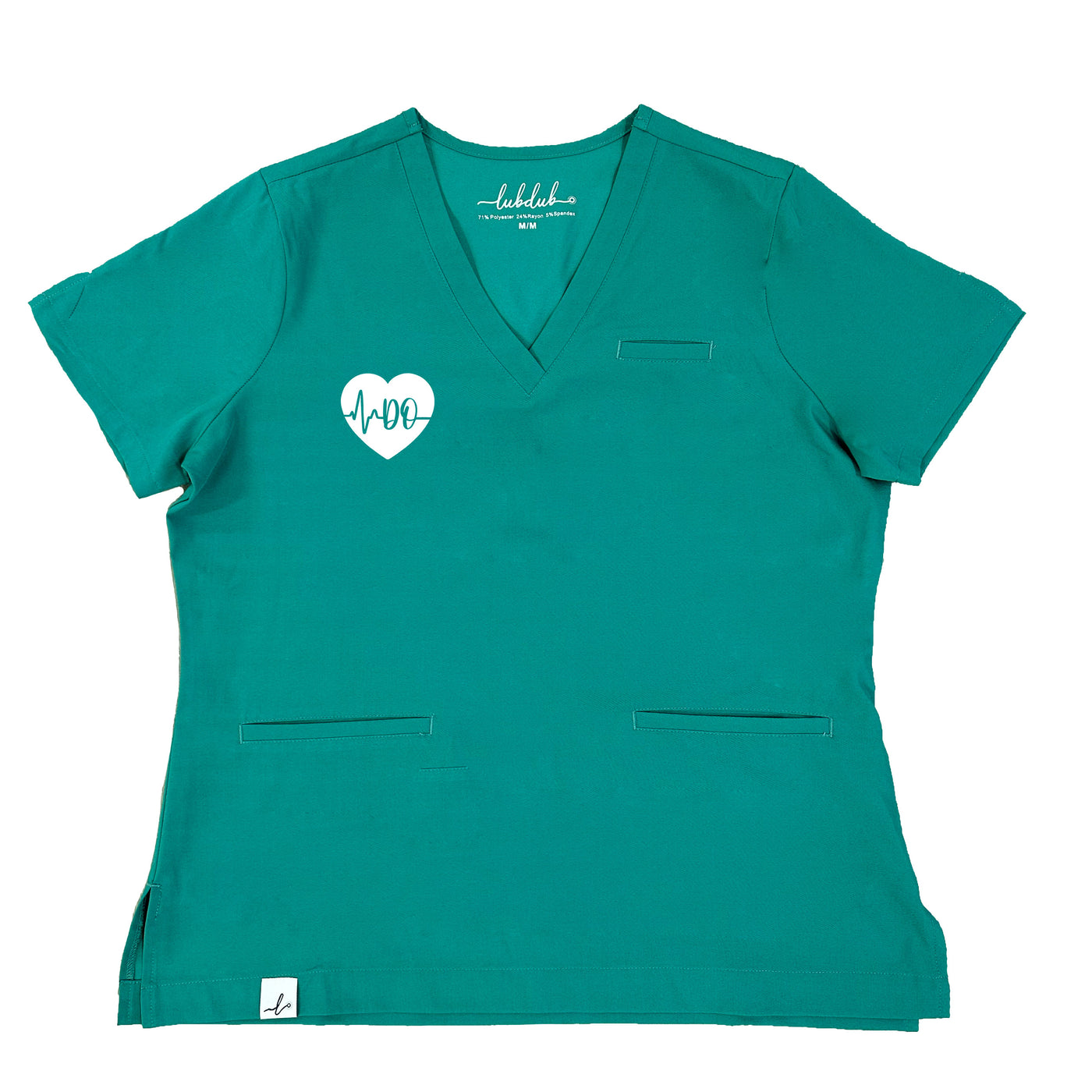 DO ECG Heart - Codi Scrub Top