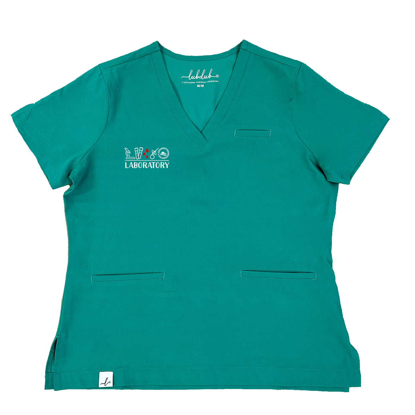 Brightshores Health System Laboratory - Codi Scrub Top