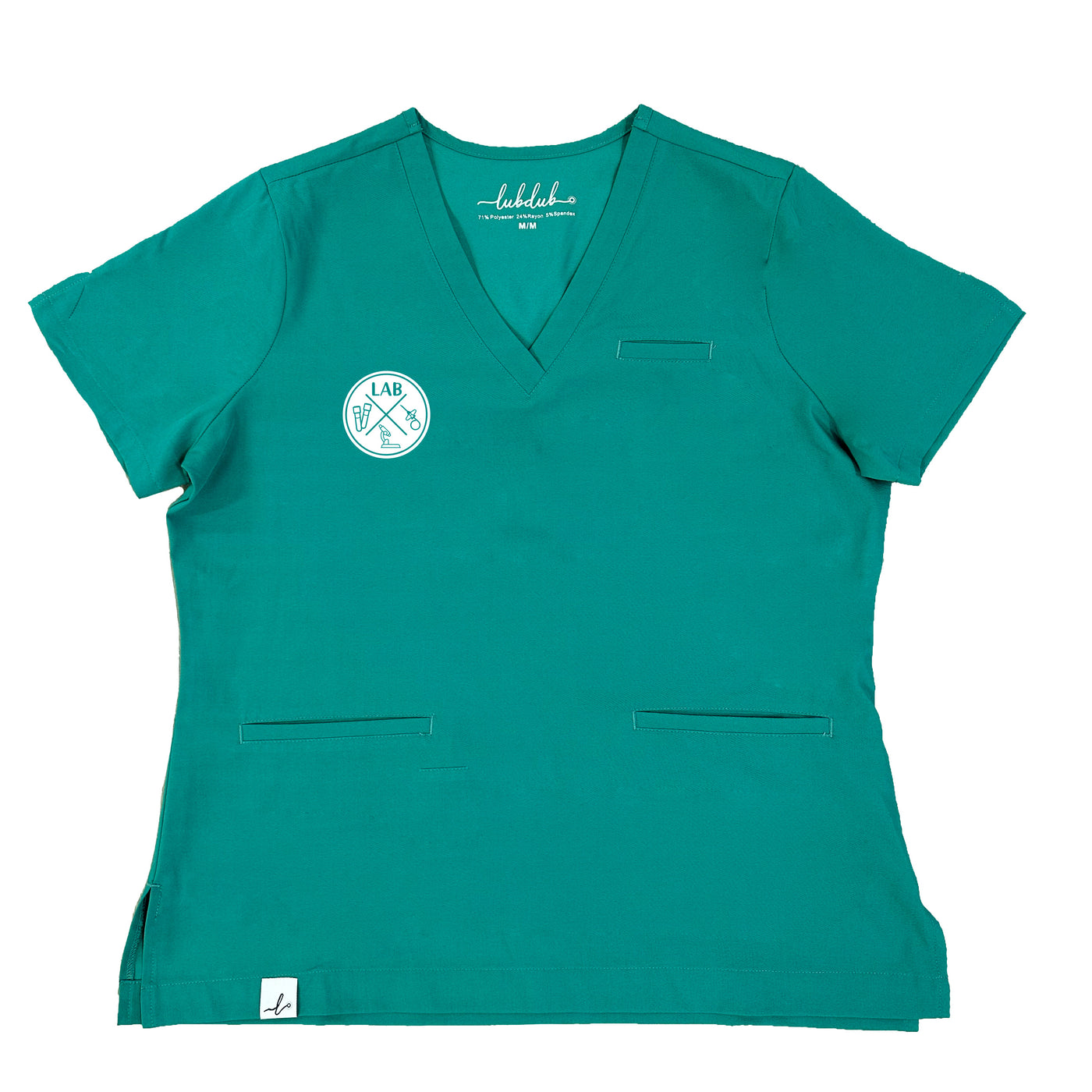 Brightshores Health System Laboratory - Codi Scrub Top