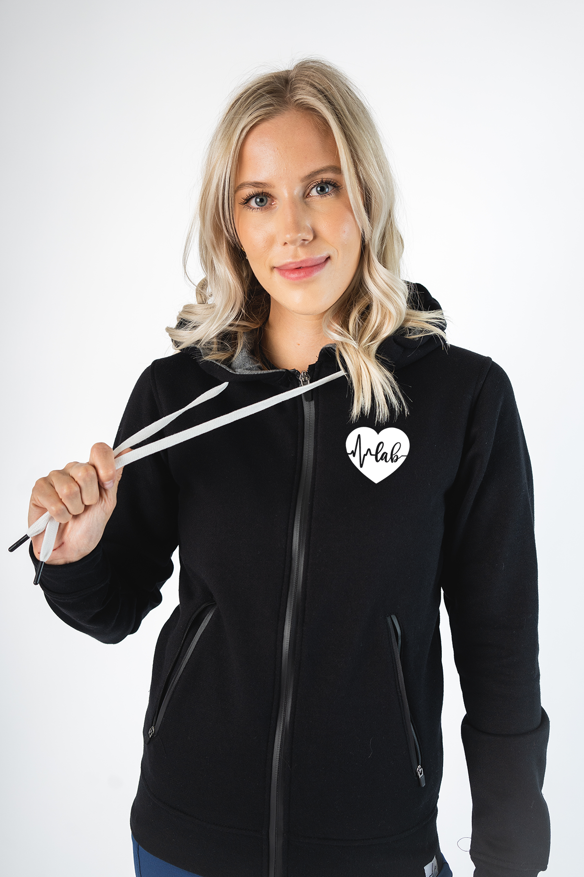 Lab ECG Heart - PRN Lux Hoodie