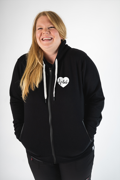 Lab ECG Heart - PRN Lux Hoodie