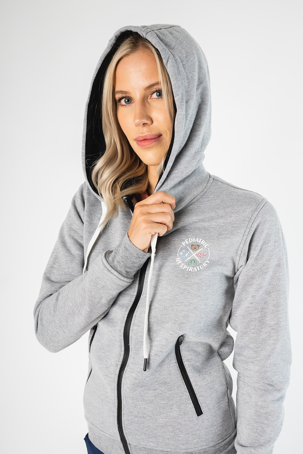 Peds Respiratory Therapy Icons - PRN Lux Hoodie