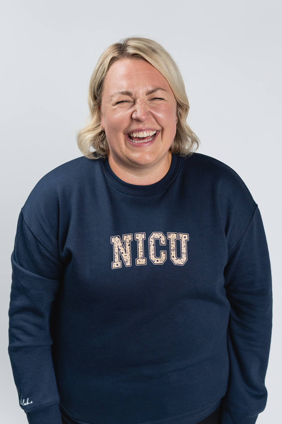 NICU Medical Varsity - Pocketed Crew Sweatshirt