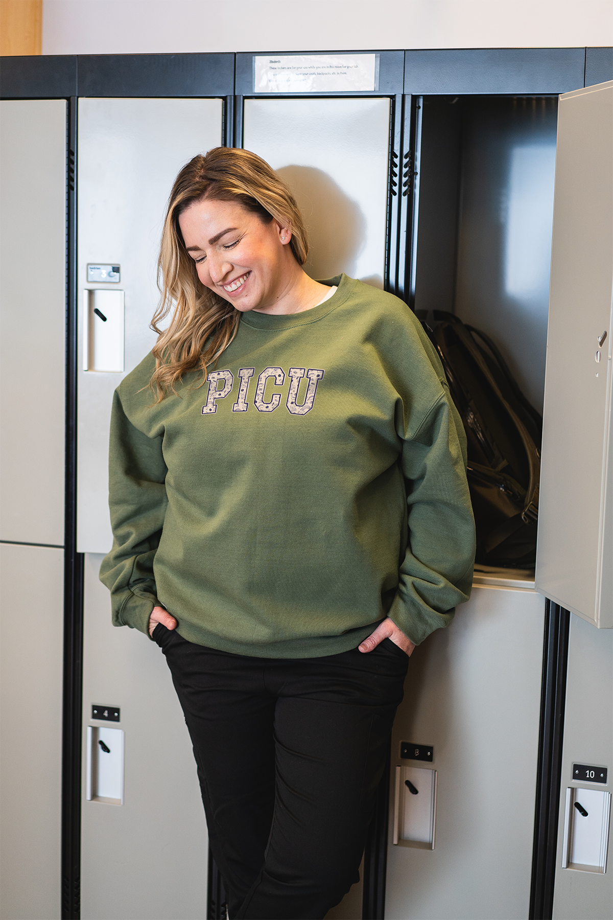 PICU Medical Varsity - Non-Pocketed Crew Sweatshirt