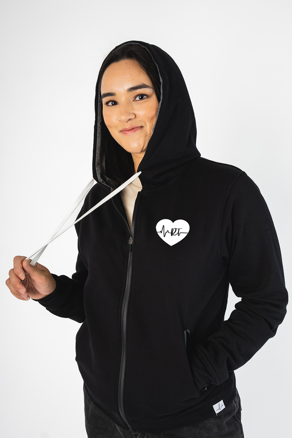 RT ECG Heart - PRN Lux Hoodie