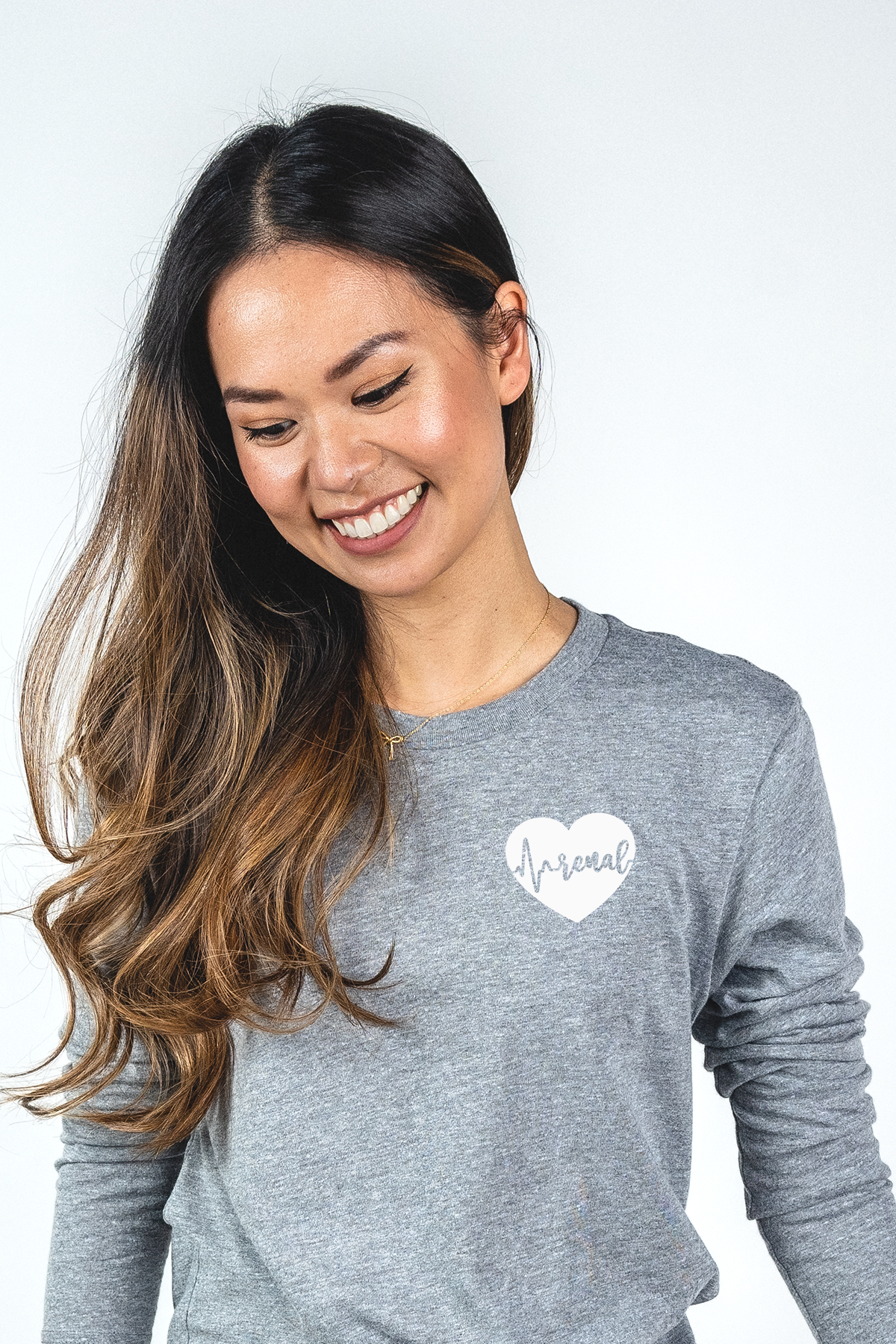 Renal ECG Heart - Long Sleeve