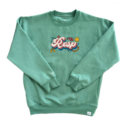 Retro Collection - Clearance Pocketed Crew Sweatshirt