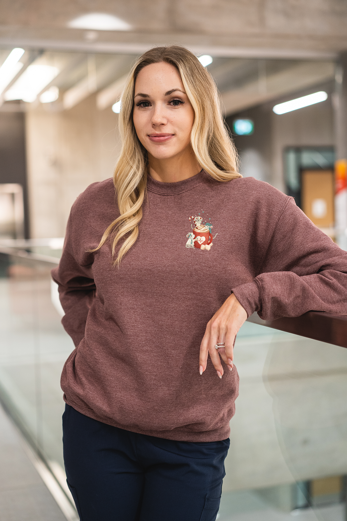 Rx Cocoa - Non-Pocketed Crew Sweatshirt