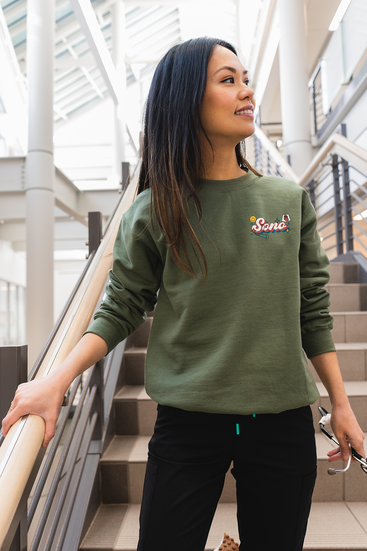 Sono Retro - Non-Pocketed Crew Sweatshirt