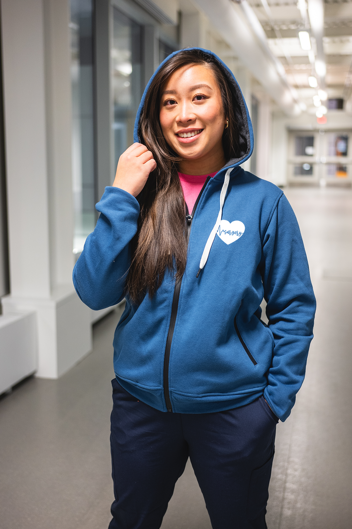 Surgery ECG Heart - PRN Lux Hoodie