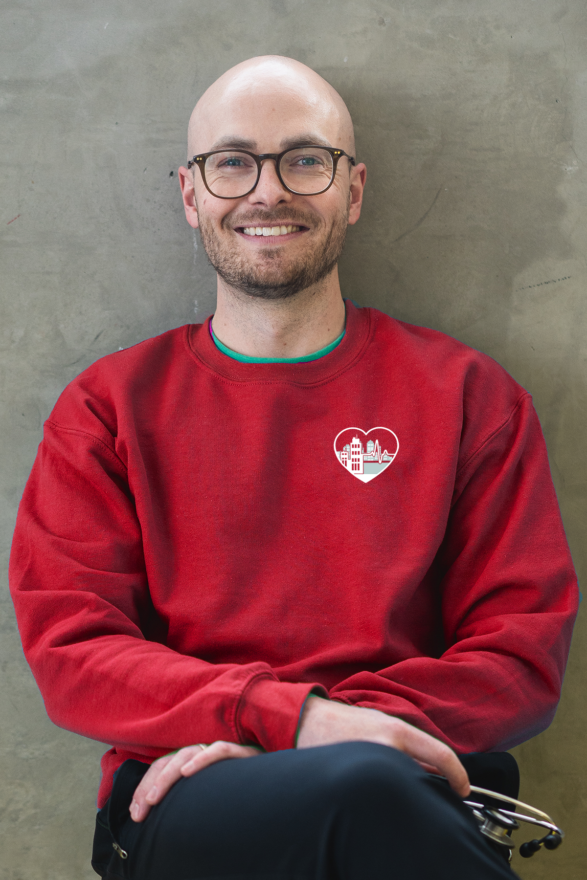 Urban Canada ECG Heart - Non-Pocketed Crew Sweatshirt