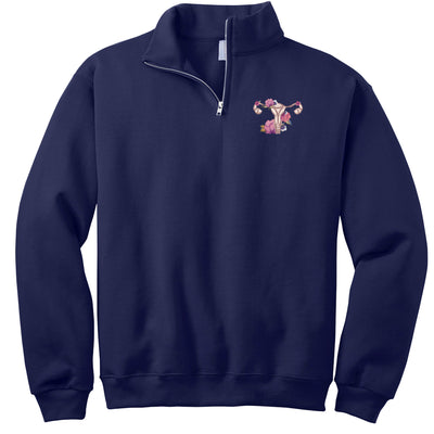 NEW - Floral Collection - Elevate 1/4 Zip Sweater