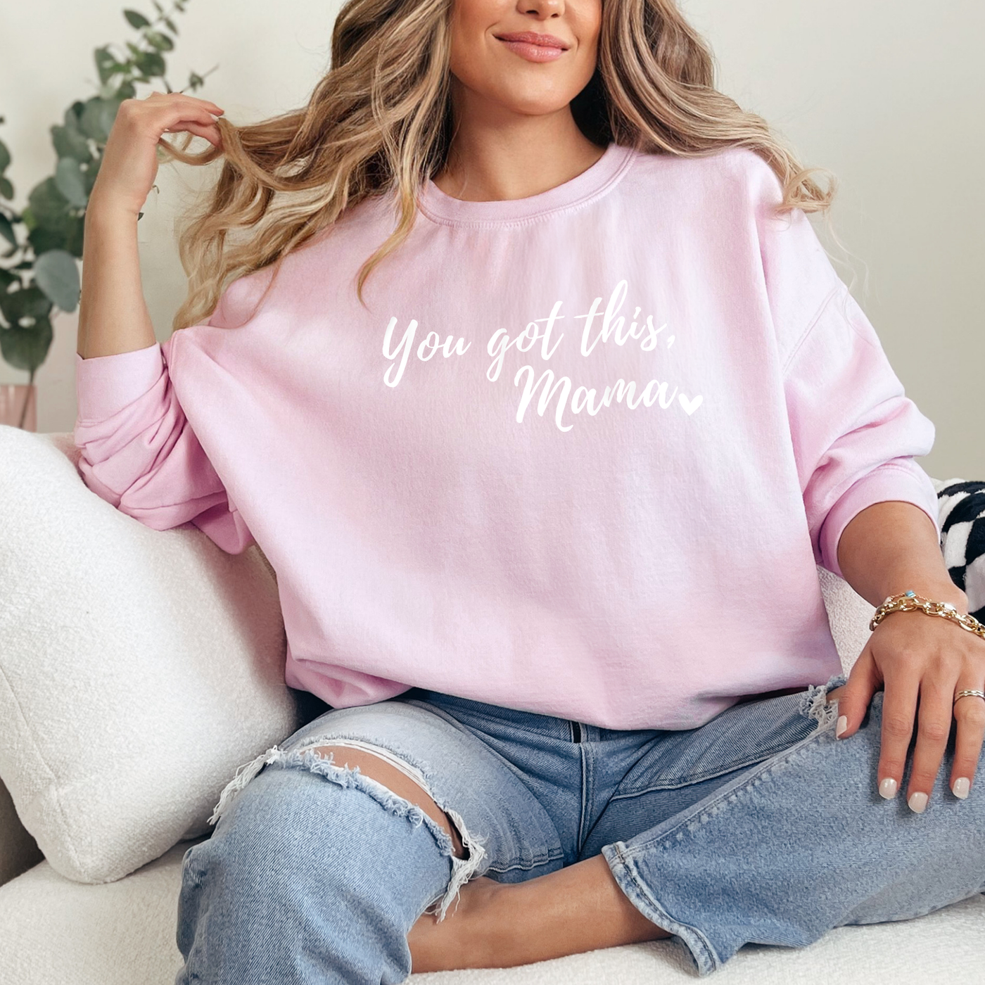 Mama Coach - You got this, Mama - Non-Pocketed Crew Sweatshirt