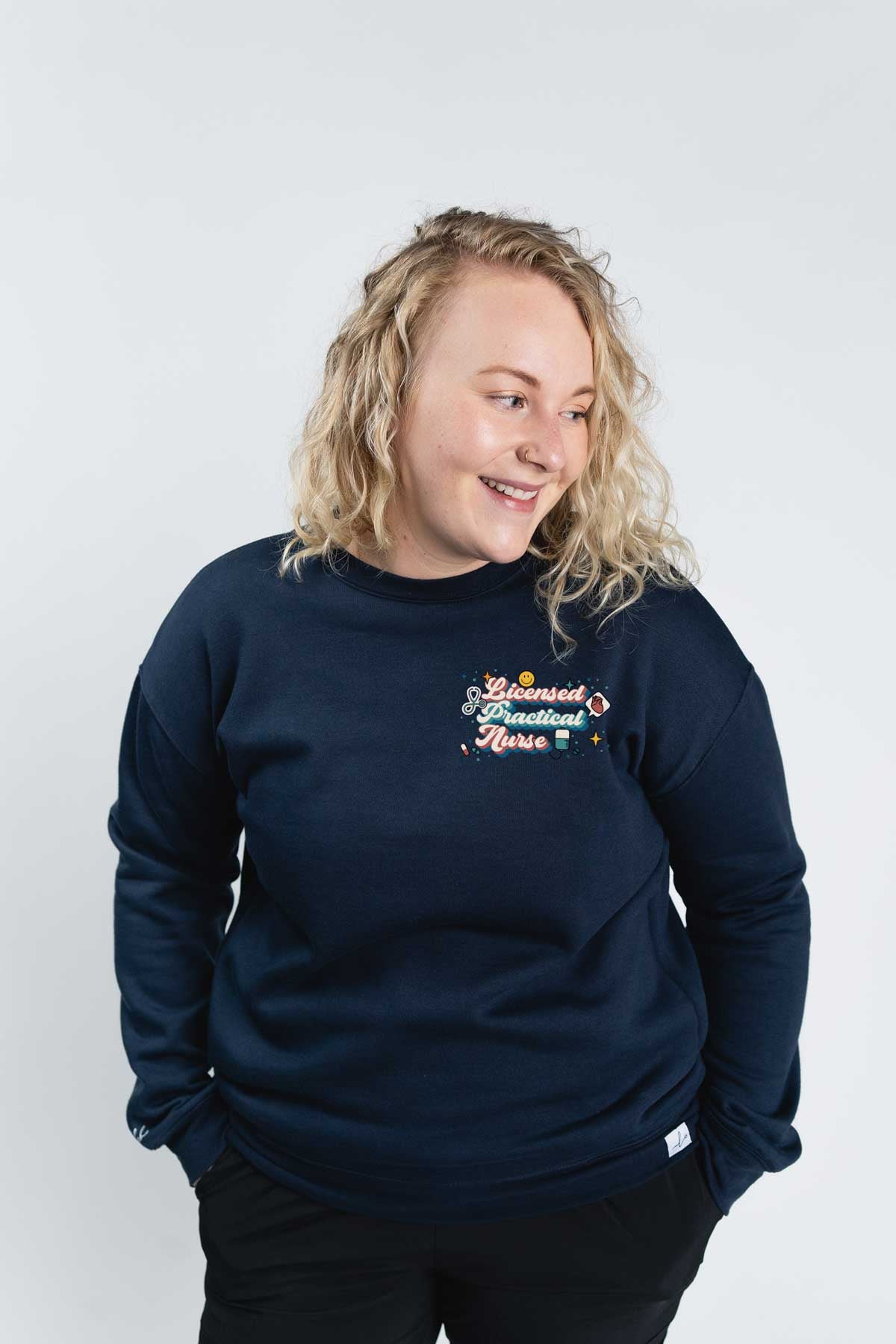 LPN Retro - Pocketed Crew Sweatshirt